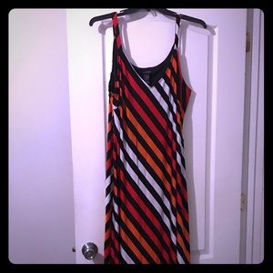 Stripped maxi dress